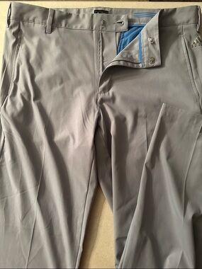 adidas golf pant - light gray - 36x32